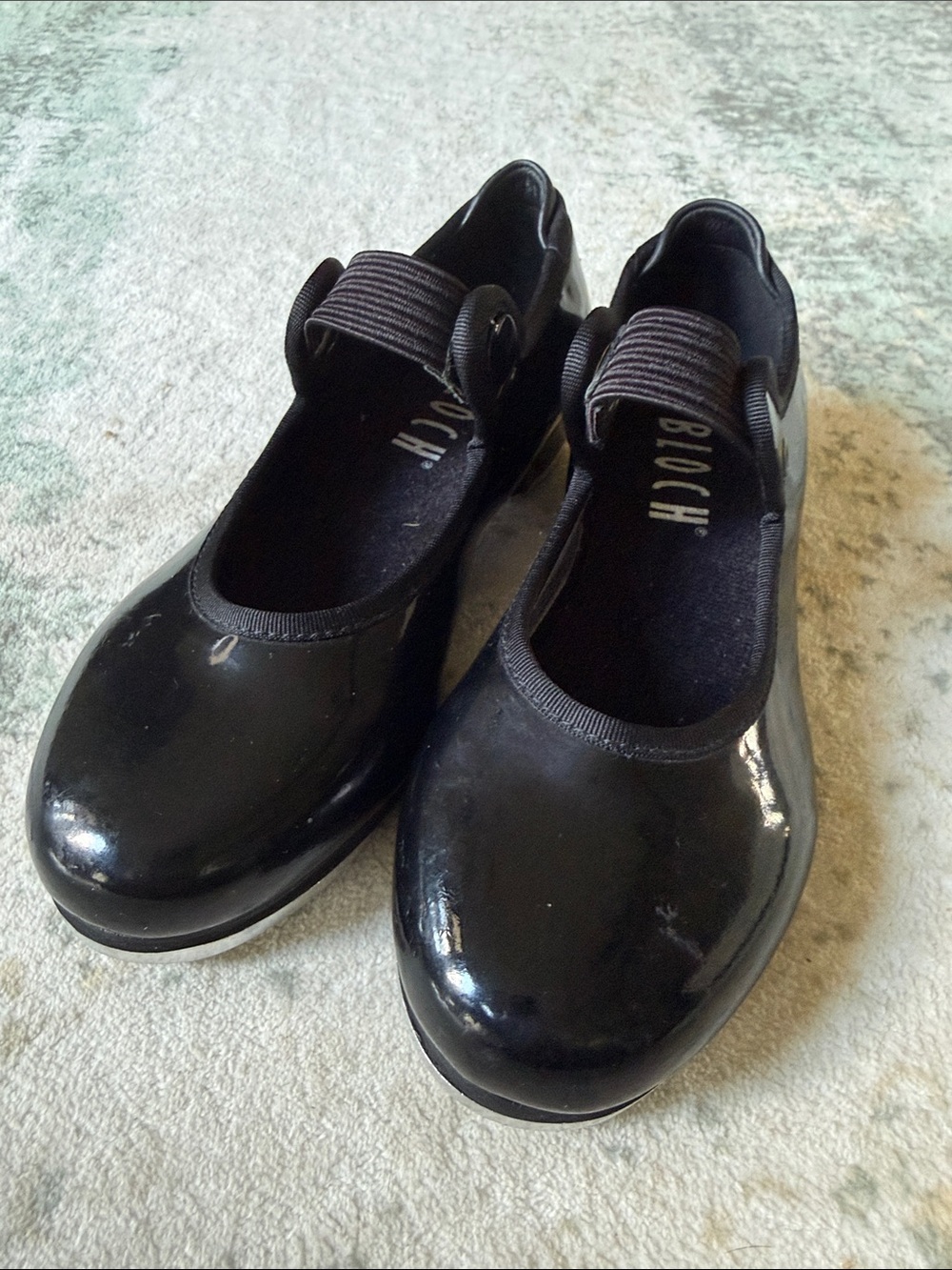 BLOCH Annie Tyette Tap Shoes, Techno Tap #5M, Size 10 1/2 M